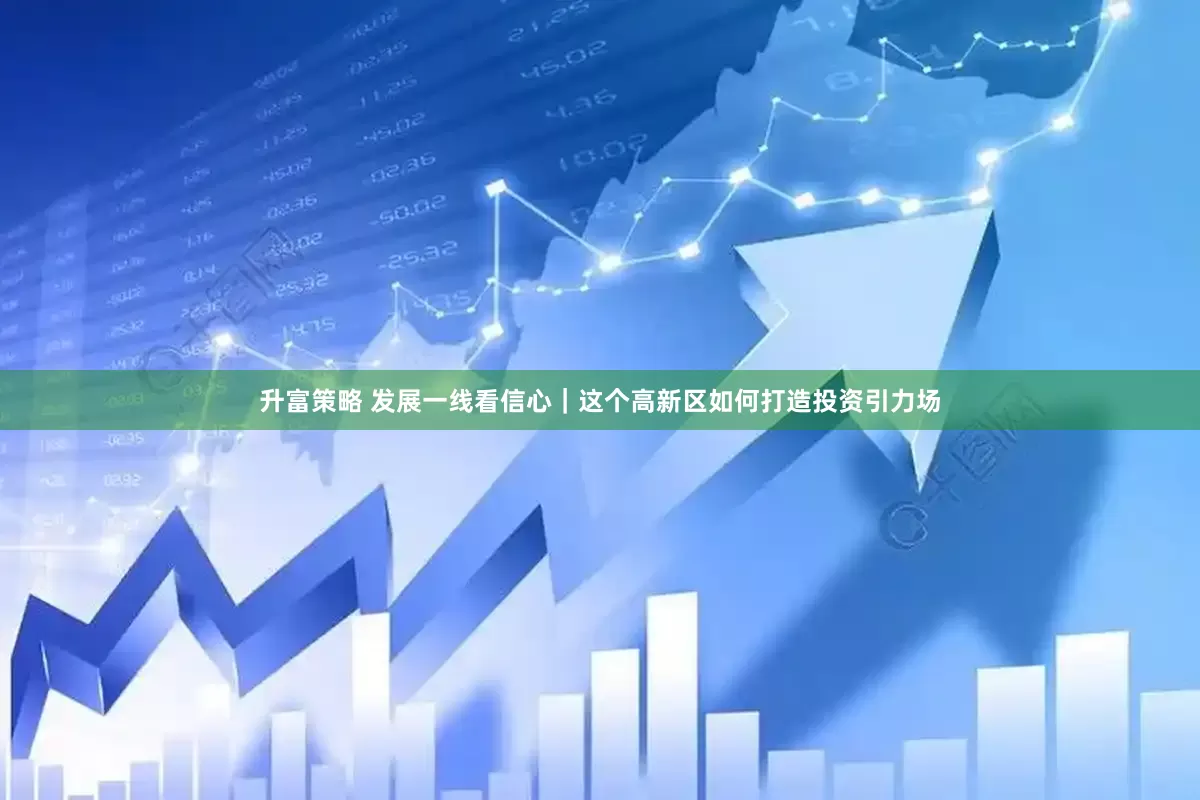 升富策略 发展一线看信心｜这个高新区如何打造投资引力场